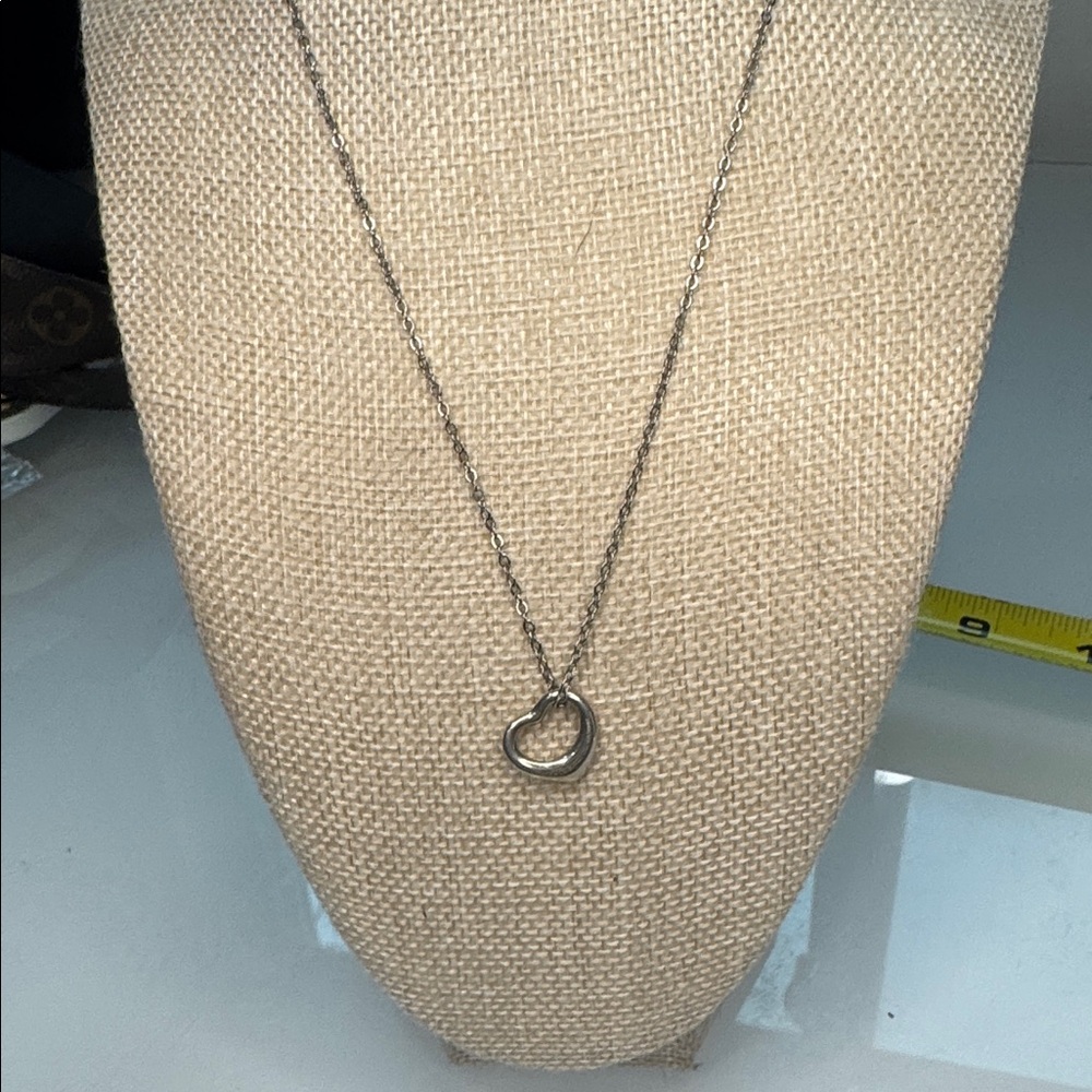 Tiffany & Co. Sterling Silver Heart Pendant Necklace
